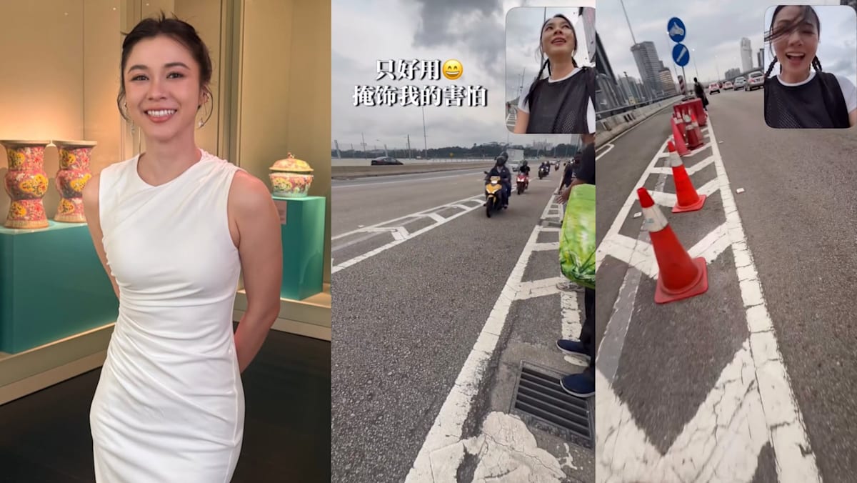Chiobu actress decided to walk across the causeway during peak hours and it ended up... 