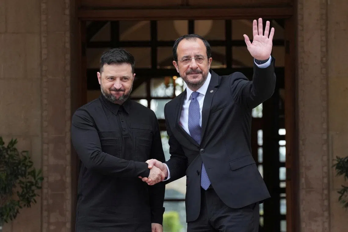 Cyprus assumes EU presidency with Ukraine's Zelenskiy attending