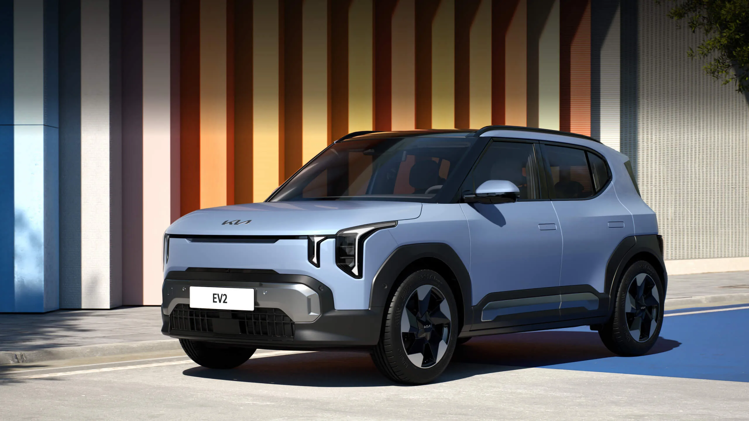 Kia unveils EV2 SUV with 448 km range at Brussels Auto Show