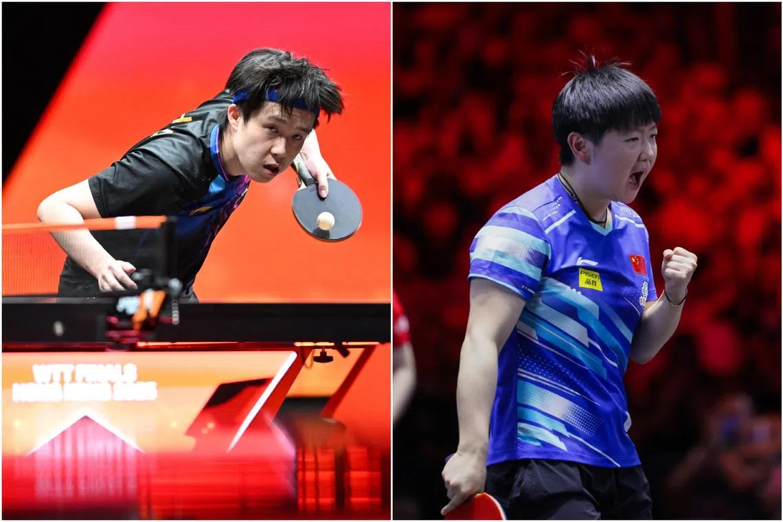 Table tennis stars Wang Chuqin and Sun Yingsha return for Singapore Smash