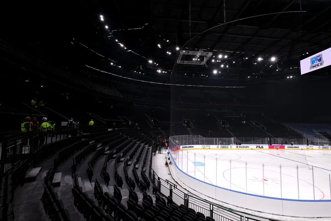 Delayed Milan ice hockey venue finally opens its doors
