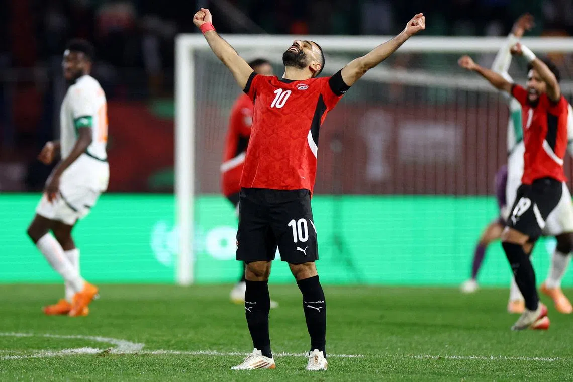 Salah celebrates "perfect win" over holders Ivory Coast in AFCON