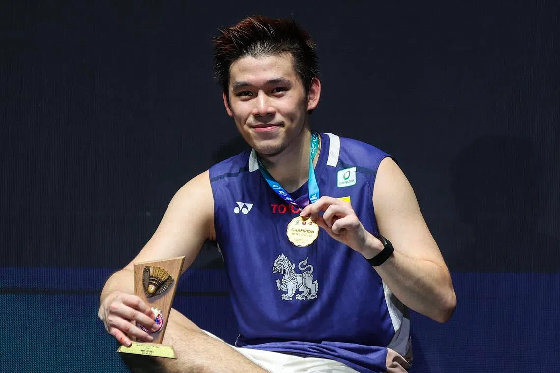 Kunlavut Vitidsarn eyes bak kut teh session with badminton great Lee Chong Wei after breakthrough