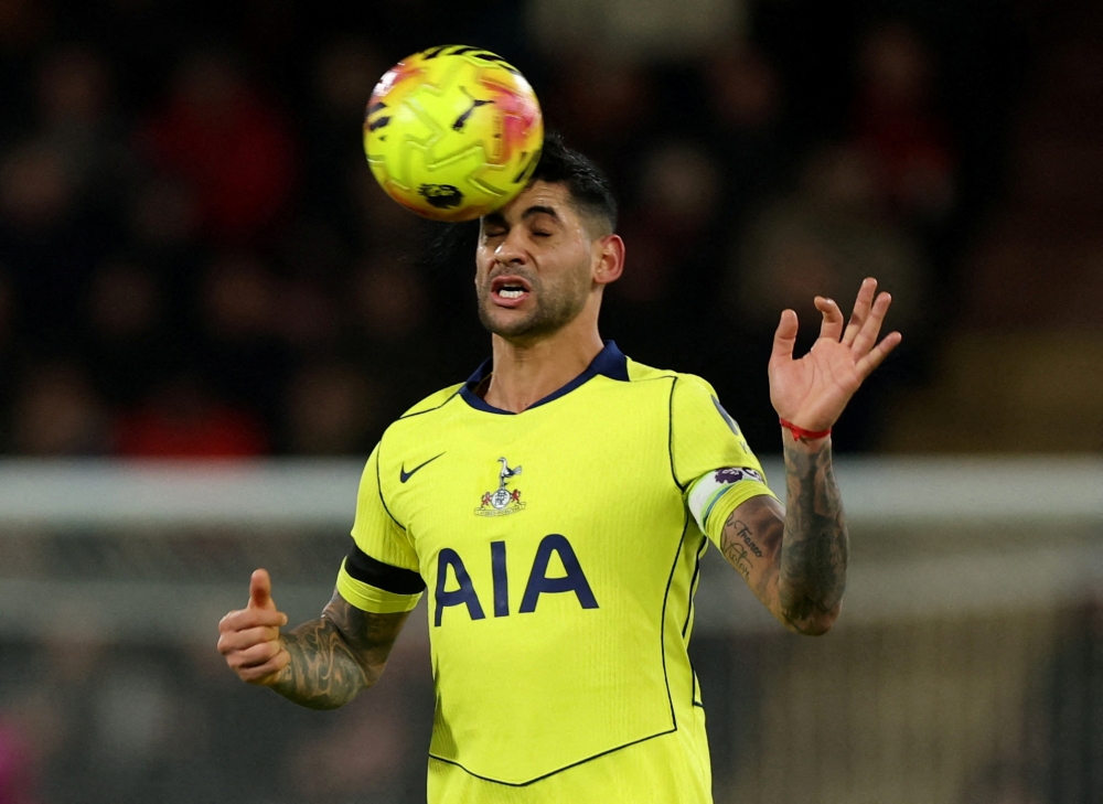 Spurs captain Romero gets extra ban and £50,000 fine after Liverpool red card