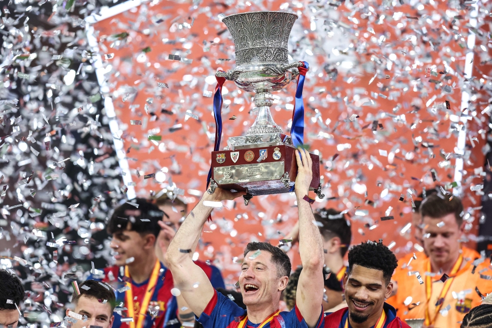 Barcelona stun Madrid 3-2 in fiery Spanish Super Cup final to retain crown
