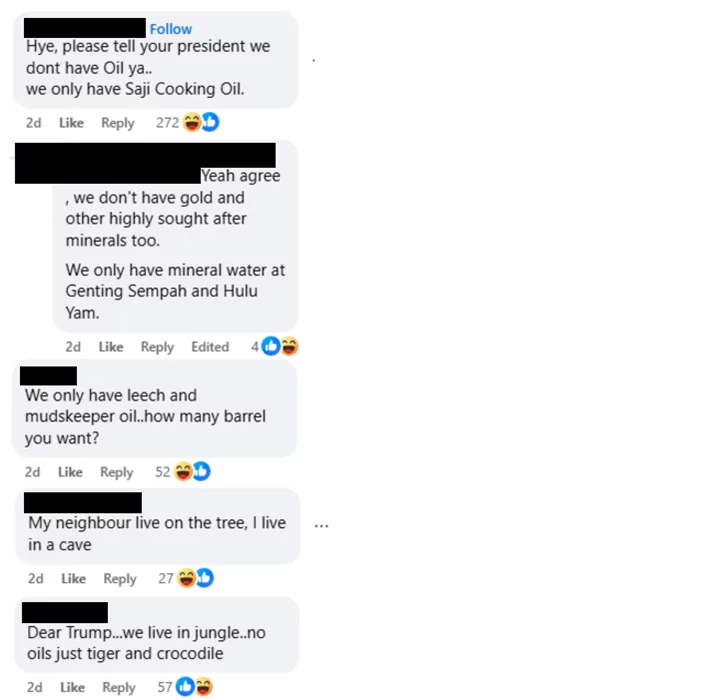 “No Oil Here, Just Trees” Malaysians Starts Gaslighting The US After Space Photo Drops