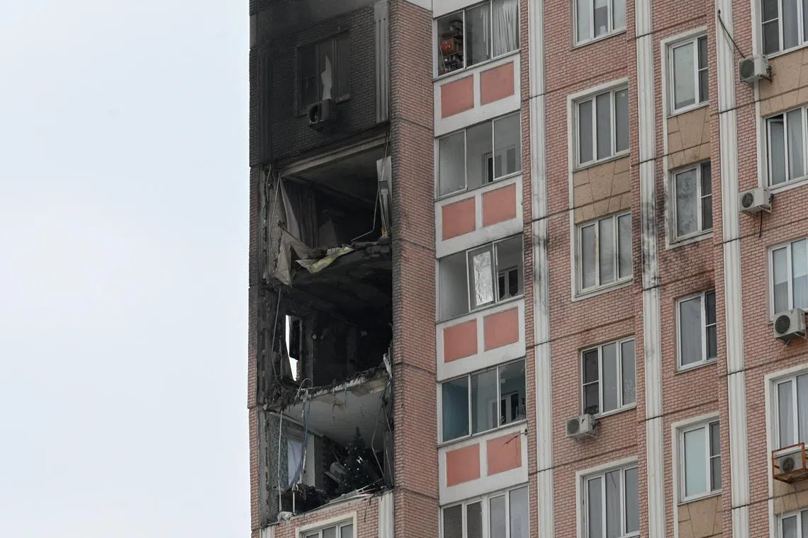 Ukrainian drone attack kills one, sparks fire in Russia's Rostov-on-Don, officials say