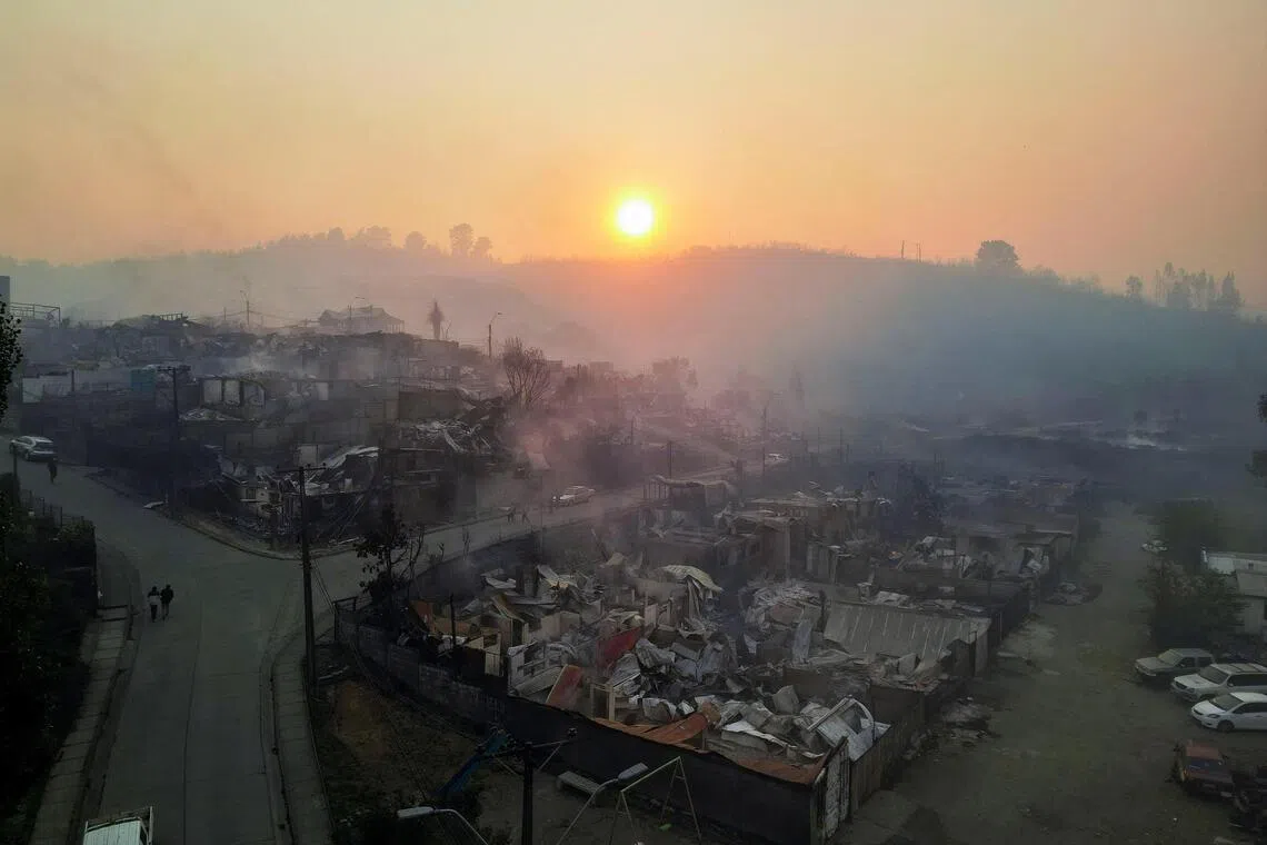 Chile declares emergency in southern regions after wildfires force 20,000 to evacuate