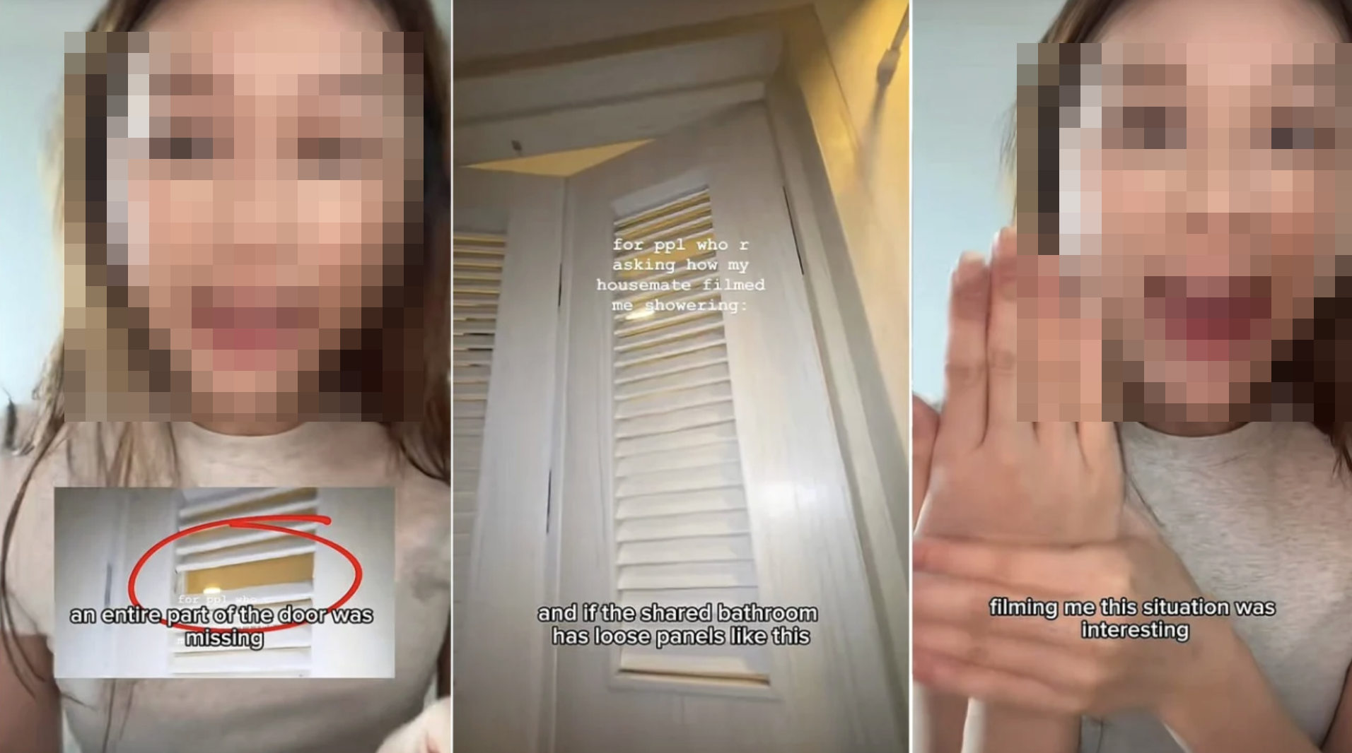 Malaysian chiobu traumatised after she moved to S'pore! When she was showering, she discovered... 😳​🙈