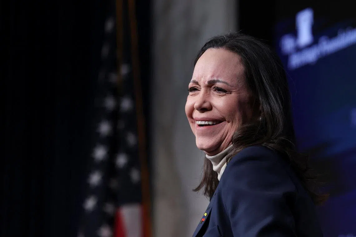 Trump considers role in Venezuela for Machado