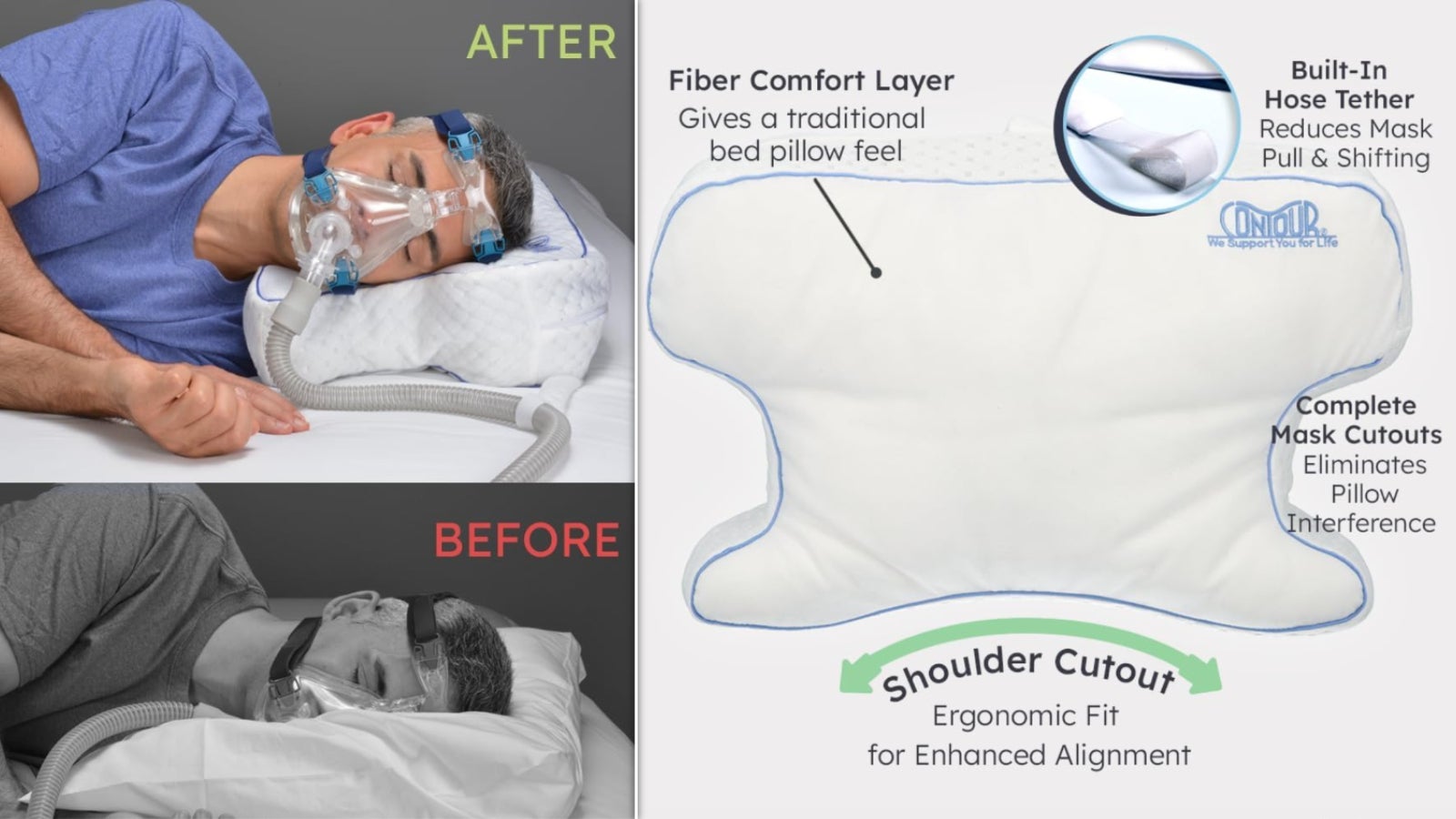 Have Sleep Apnea Or Suspect You Do? Certain Pillows Might Help