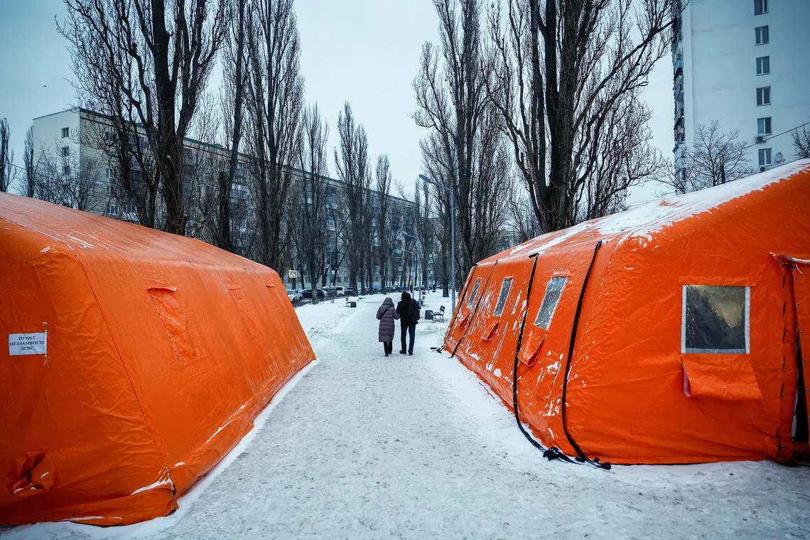 Ukrainian capital under Russian attack, air defences in operation