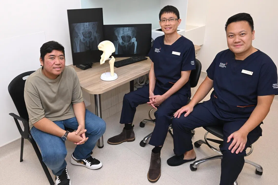 18-year-old undergoes hip replacement in Singapore after rare condition