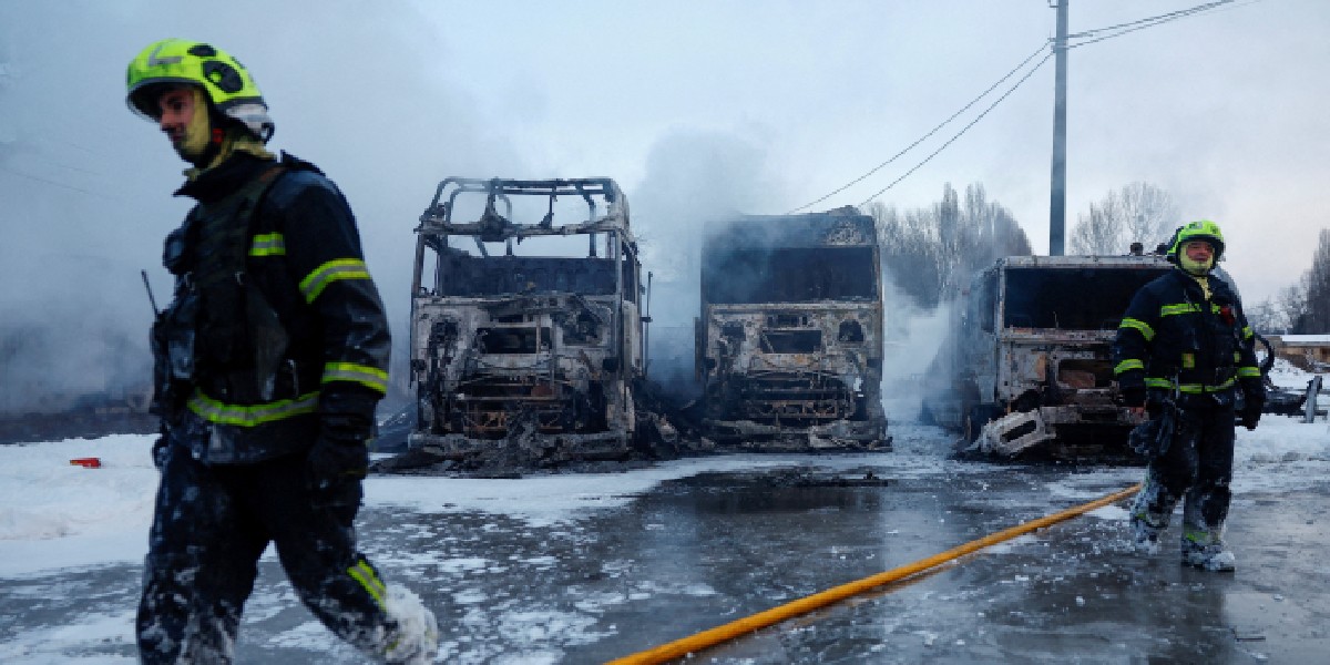 Russian air attack on Ukraine knocks out power for millions