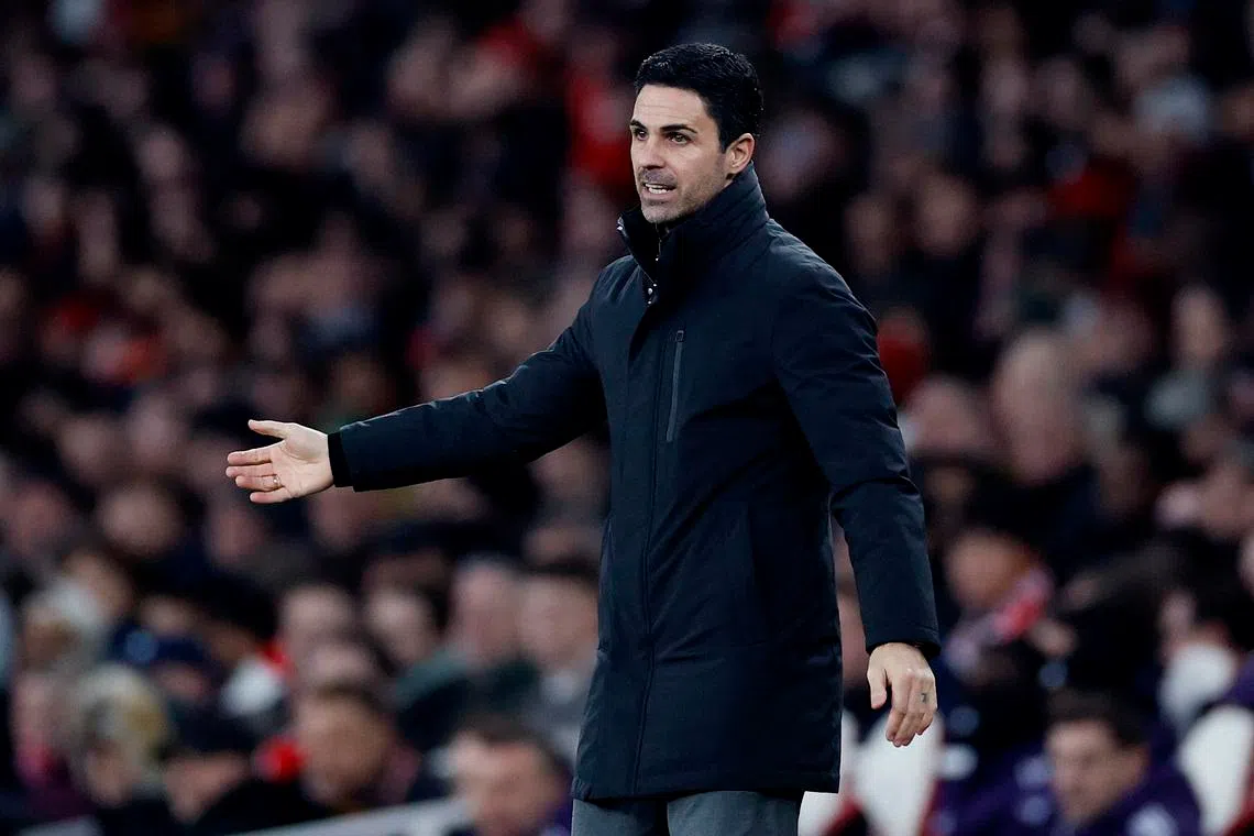 Time to show what we're made of, says Arteta, after Arsenal setback