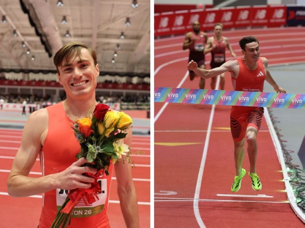 American runner Josh Hoey breaks 800m indoor world record after 30 years