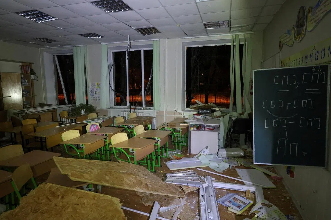 Russian strikes kill 2 in Odesa, knock out power in Kharkiv