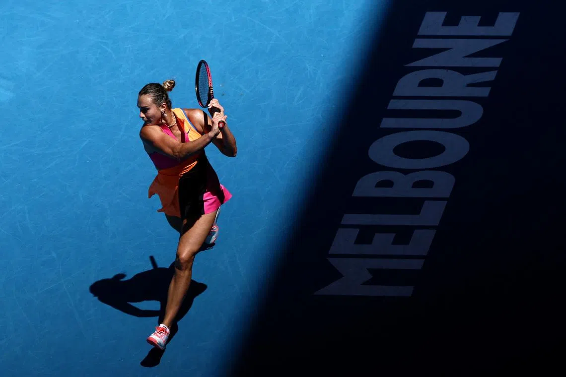 Dominant Sabalenka brushes aside teenager Jovic to reach Australian Open semis