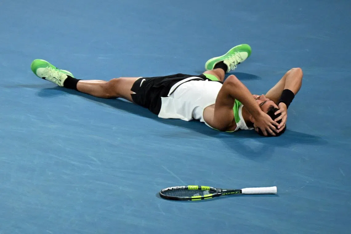 Carlos Alcaraz outlasts Novak Djokovic in Australian Open final to complete career Grand Slam