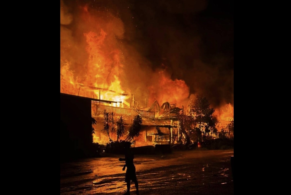 Bintulu workers’ housing fire kills grandmother, teenage grandson