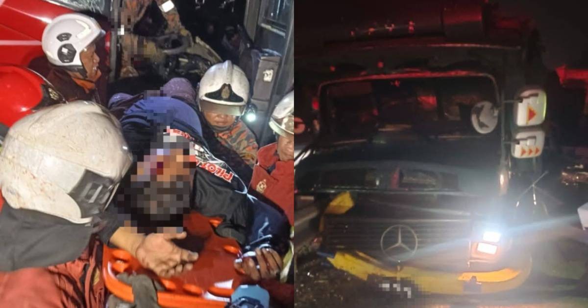 Lorry driver killed, 30 injured in multi-vehicle accident on KL expressway