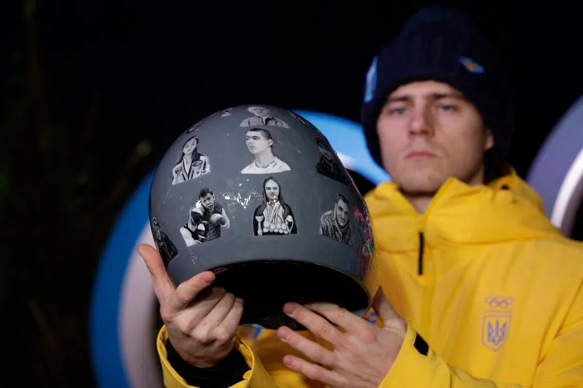 Skeleton-Ukraine's Heraskevych disqualified over 'helmet of remembrance'