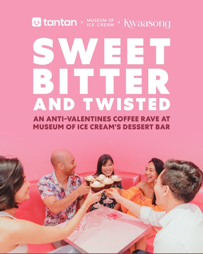 Rebel against Valentine’s Day by joining Singapore’s first coffee rave for singles at the Museum of Ice Cream