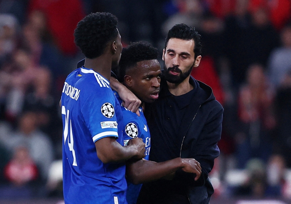 Uefa to probe alleged racial abuse of Vinicius in Champions League clash