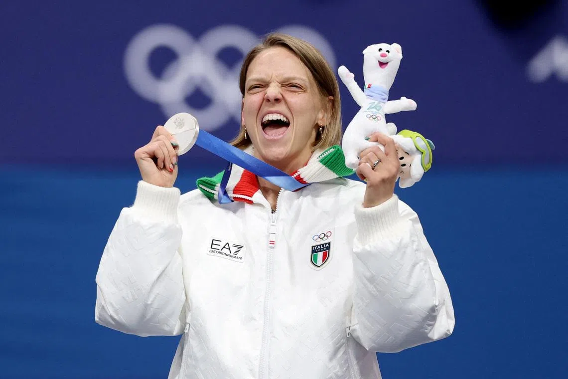 Short track-Fontana becomes Italy's most decorated Olympian with relay silver