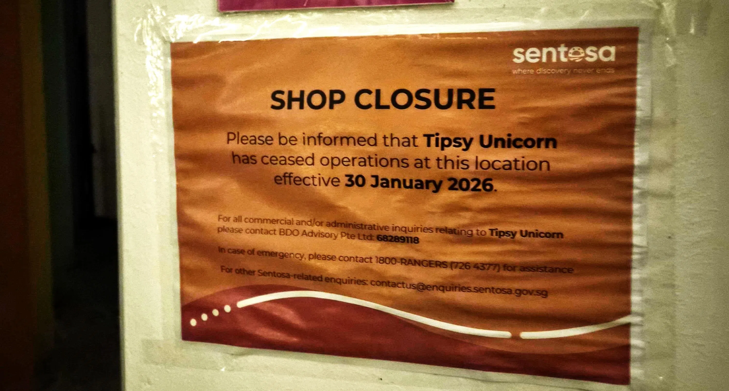 Sentosa beach club Tipsy Unicorn closes down after operator is wound up by High Court