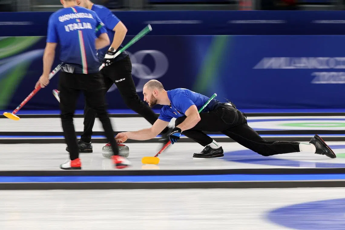Curling-Italy's Mosaner ends 'rollercoaster' Games with mixed feelings
