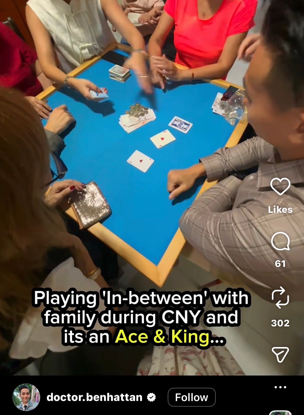 He Shows Why In-Between Is The Most Stressful Game To Play During CNY