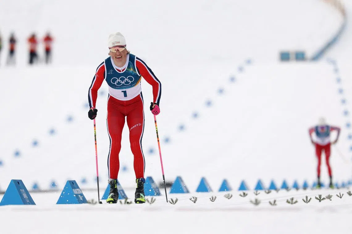 Olympics-Crosscountry-Norway's Johannes Klaebo