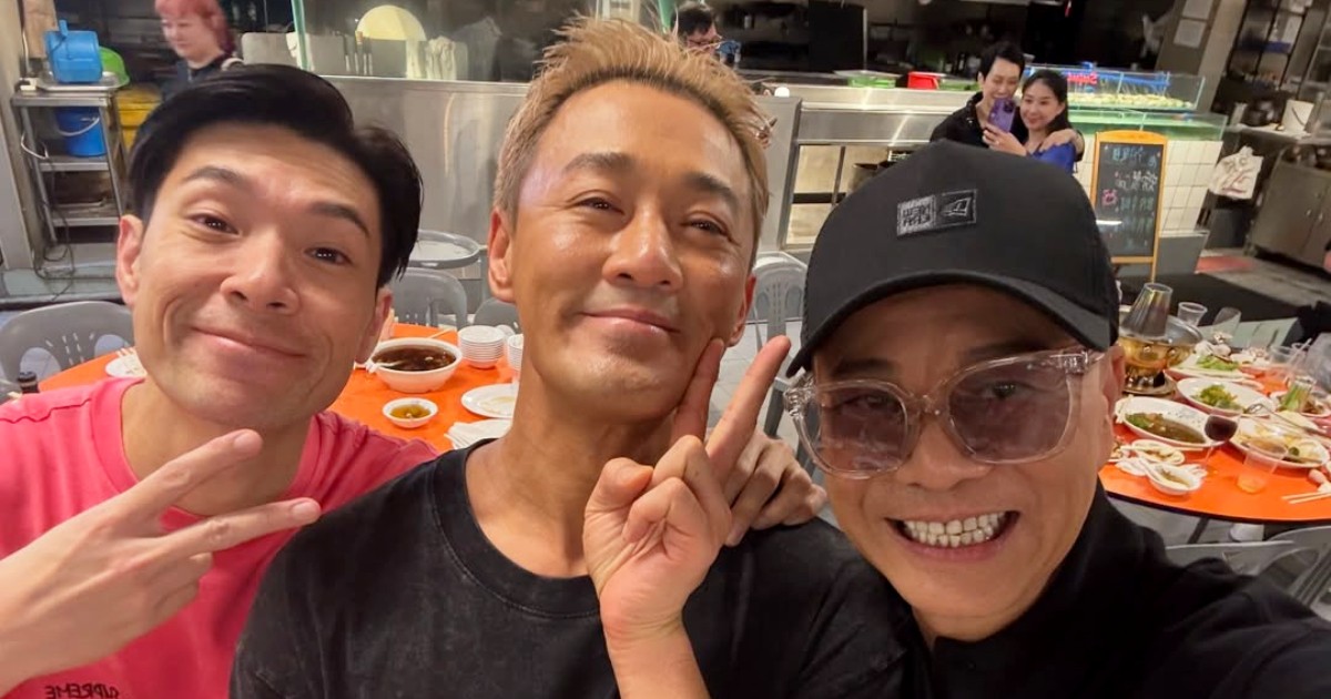 Bobby Au-yeung and Raymond Lam in Singapore for private event, visit Ben Yeo's eatery