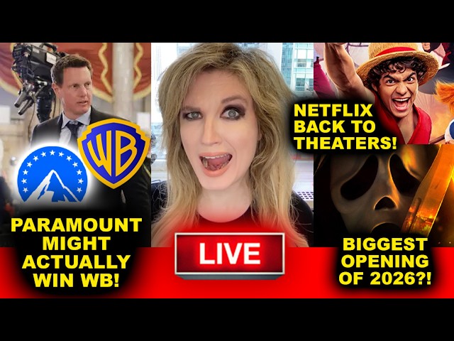 Paramount Warner Bros Bid UPDATE, Scream 7 Box Office Predictions, One Piece Season 2 to Theaters!
