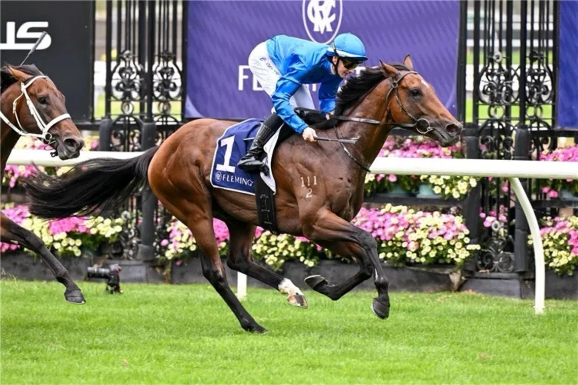 Ethan Brown claims Australian Guineas after near-fatal fall three years ago