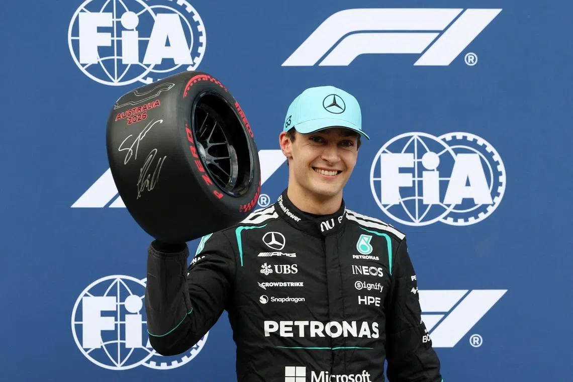 Russell takes pole for Mercedes at Australian Grand Prix