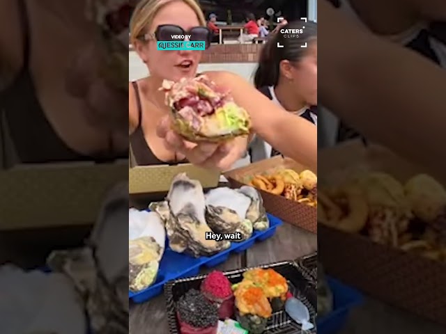 Seagull Swoops Food