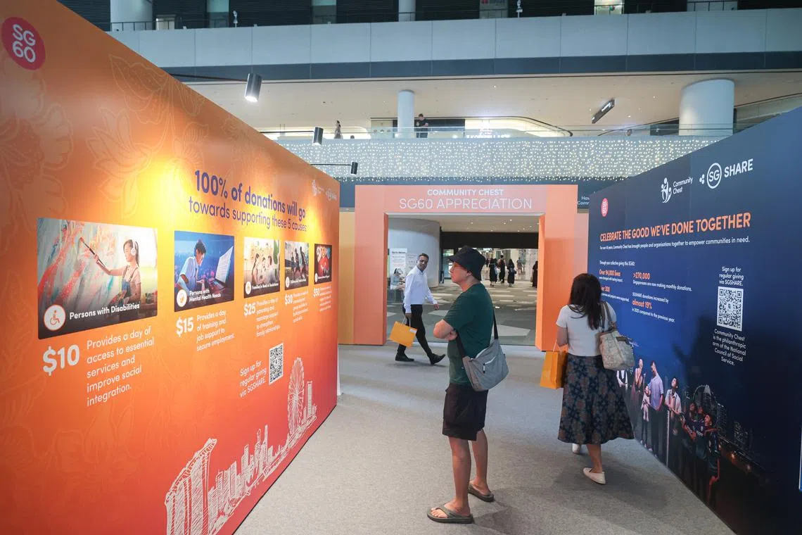 $100 million raised for Community Chest and other causes during SG60; Govt to match donations