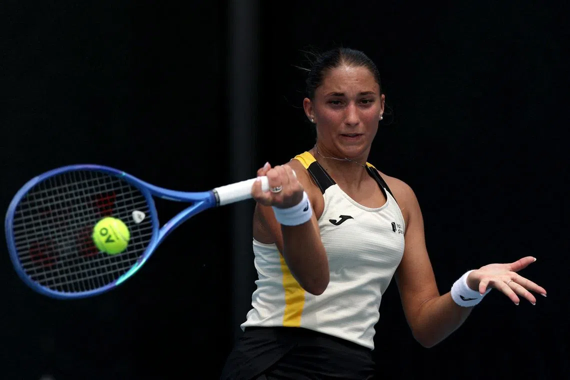 Hungarian Udvardy says she received threatening messages to lose match