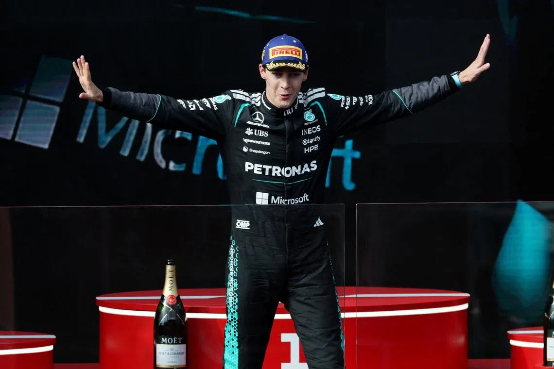 George Russell and Mercedes dominate Australian Grand Prix