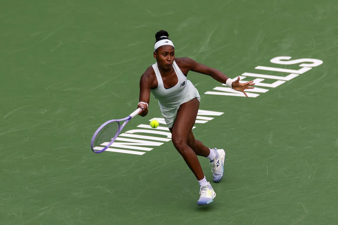 Gauff retires from Indian Wells match due to arm pain