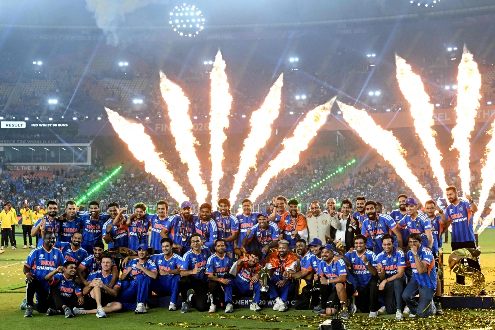 India clinch record third T20 World Cup, thrash New Zealand by 96 runs