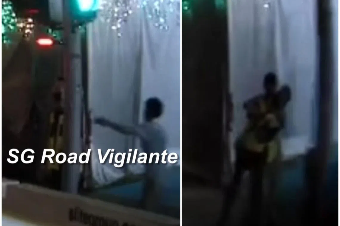 Man arrested after allegedly pointing knife at auxiliary police officer near Geylang Serai Market