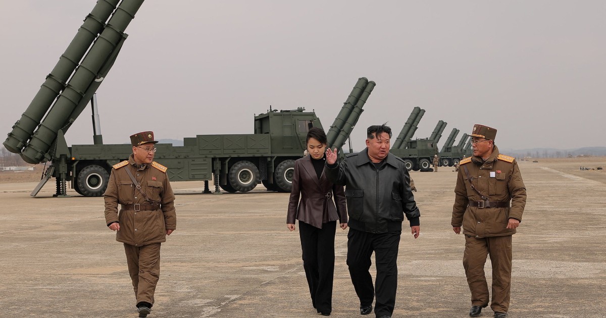 North Korean leader Kim oversees test-launch of multiple rocket launchers