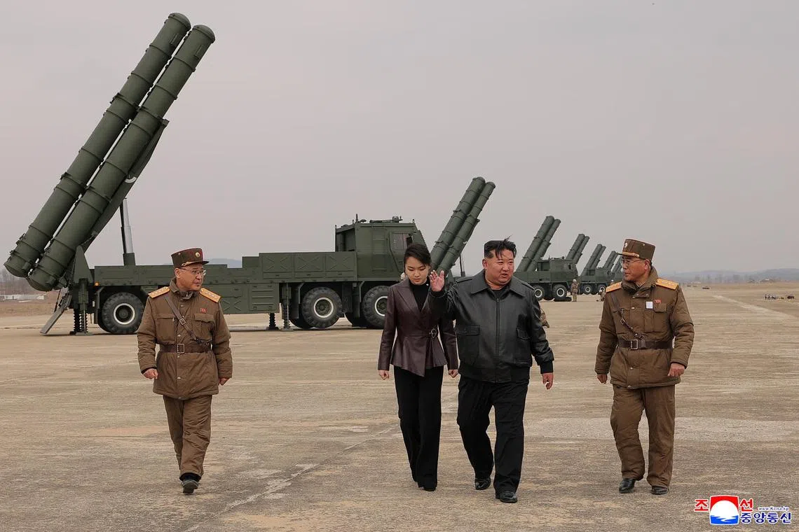 North Korean leader Kim oversees test-launch of multiple rocket launchers -KCNA