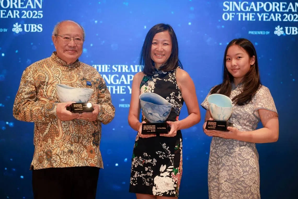 Retiree running charity given first ST Singaporean of the Year international impact award
