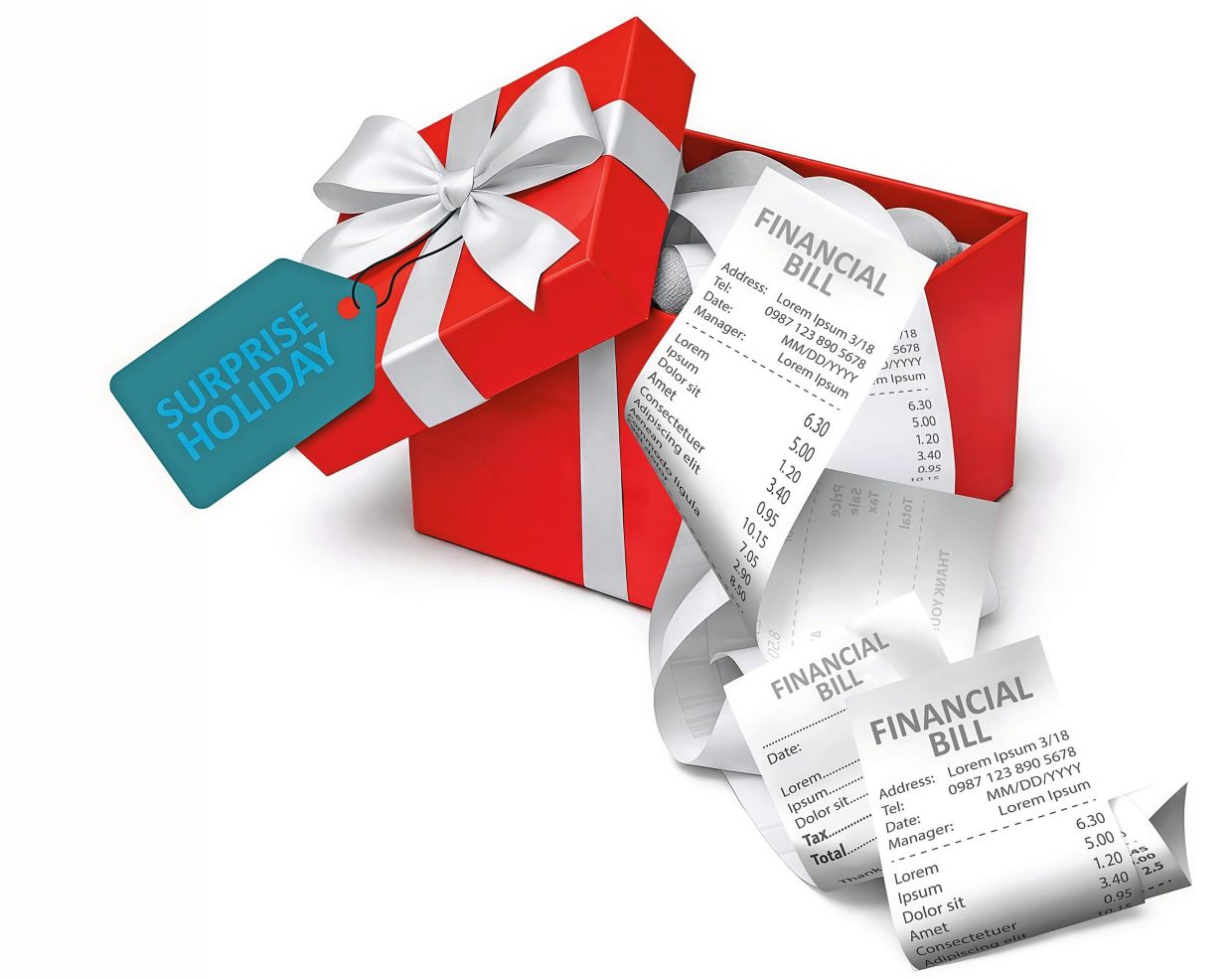 Counting the holiday cost